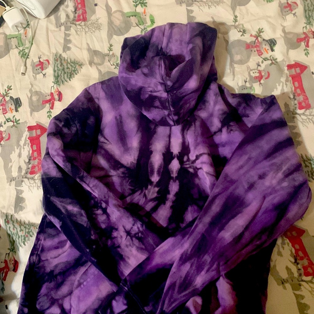 Purple tie-dye